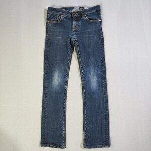 Volcom Vorta jeans slim straight big boy size 27 Atlantic blue